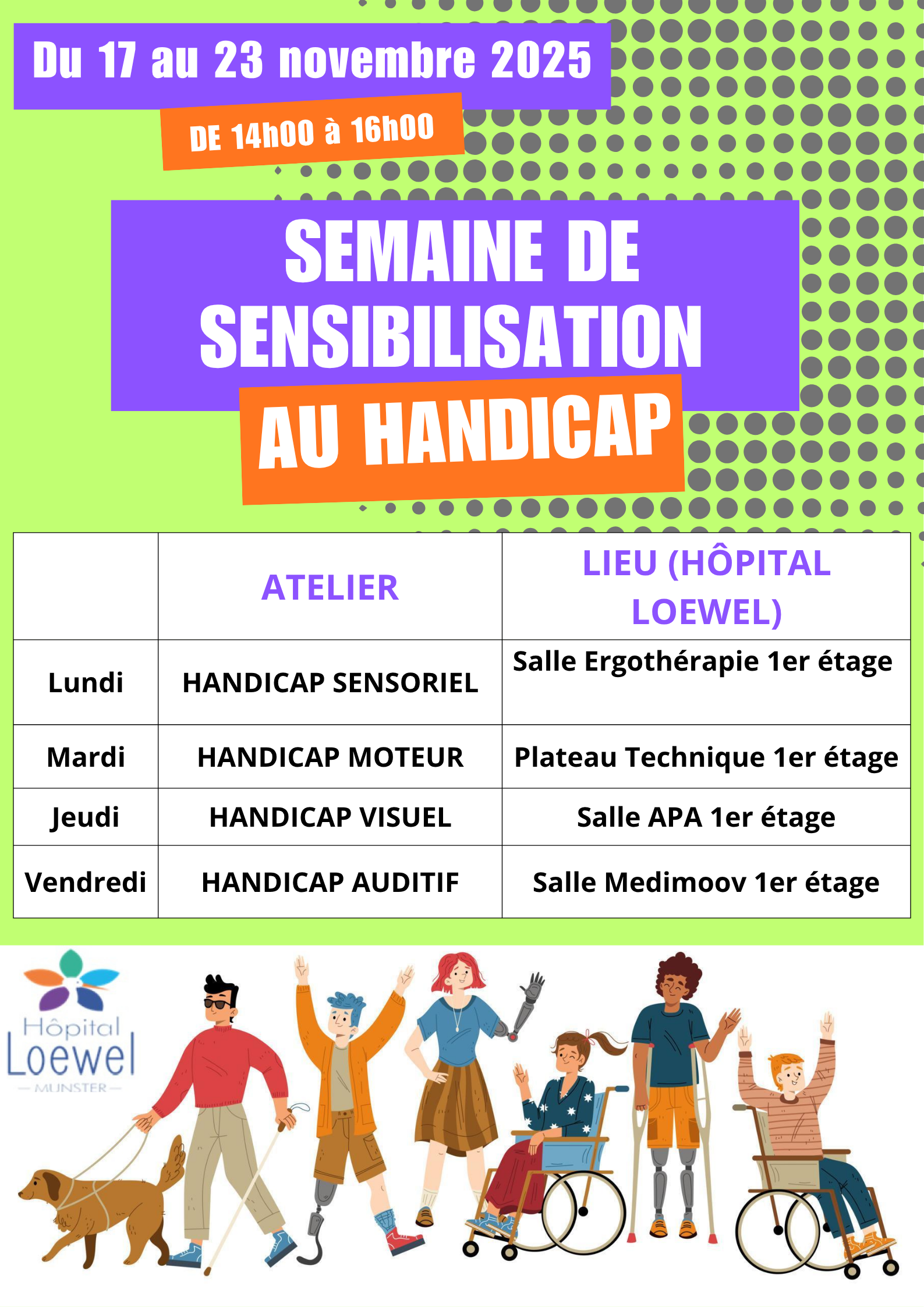 semaine de sensibilisation au handicap